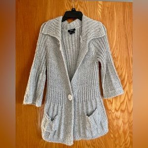 XOXO Oversized Grey Cardigan | M